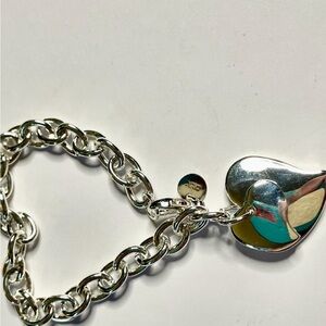 Silver Heart Charm Bracelet